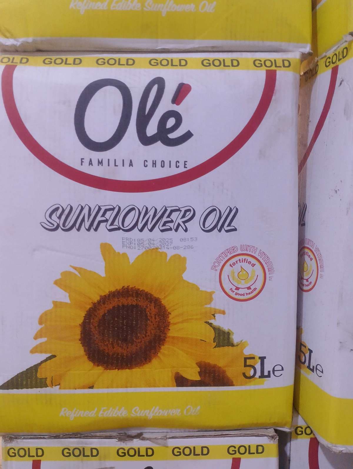 Ole sunflower 5ltx4 pcs